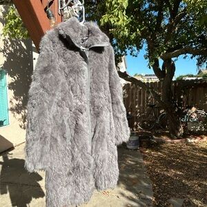 bebe Gray Teddy Jacket
